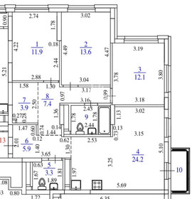 Квартира 86,6 м², 3-комнатная - изображение 1