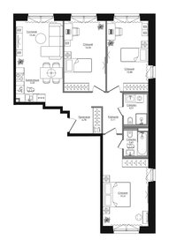 Квартира 92,3 м², 3-комнатная - изображение 2
