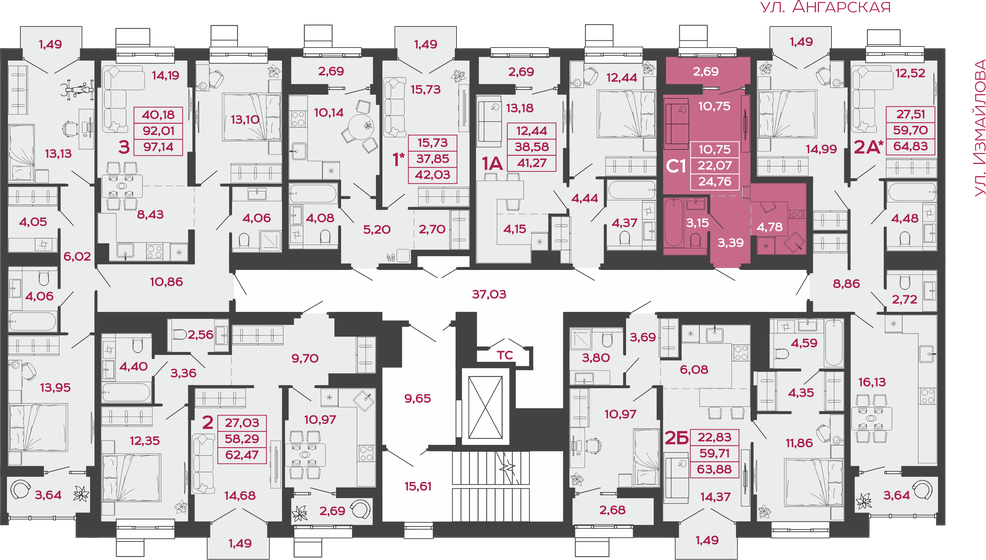 25,4 м², квартира-студия 2 950 000 ₽ - изображение 12