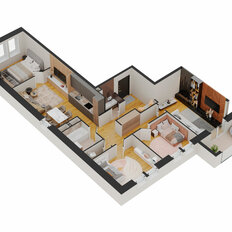 Квартира 105,4 м², 4-комнатная - изображение 2