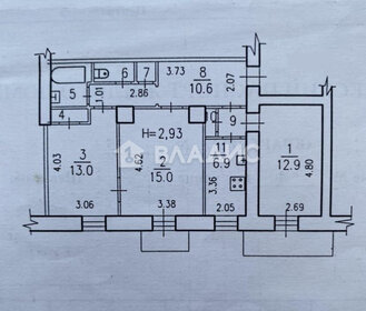 73,1 м², 3-комнатная квартира 11 400 000 ₽ - изображение 55