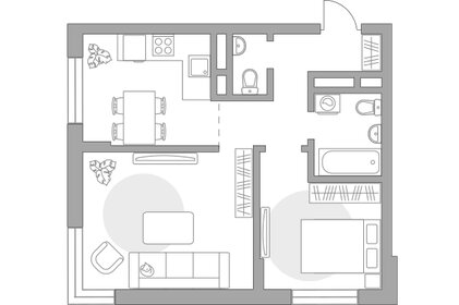 Квартира 48,6 м², 2-комнатная - изображение 1