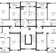Квартира 85,9 м², 3-комнатная - изображение 2