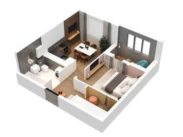 Квартира 39,6 м², 1-комнатная - изображение 2