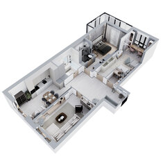 Квартира 105,3 м², 4-комнатная - изображение 4
