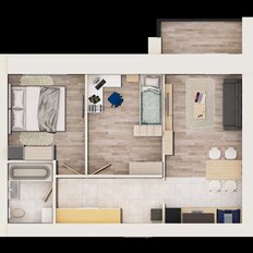 Квартира 51,7 м², 3-комнатная - изображение 5