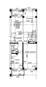 Квартира 71 м², 3-комнатная - изображение 1