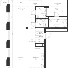 Квартира 139 м², 3-комнатная - изображение 2