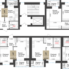 Квартира 61,6 м², 2-комнатная - изображение 2