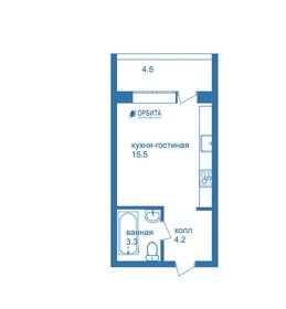 Квартира 23 м², студия - изображение 1