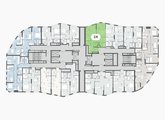 69,3 м², 2-комнатная квартира 38 780 000 ₽ - изображение 33