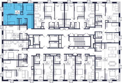 Квартира 56 м², 2-комнатная - изображение 2