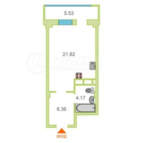 Квартира 32,2 м², студия - изображение 5