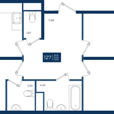 Квартира 72,1 м², 3-комнатная - изображение 3