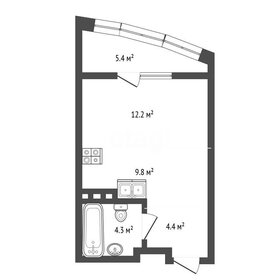 Квартира 35 м², студия - изображение 1