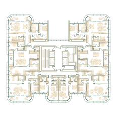 Квартира 133,8 м², 3-комнатная - изображение 3