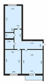 Квартира 80,8 м², 2-комнатная - изображение 1