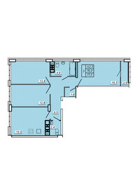 Квартира 77,5 м², 3-комнатная - изображение 1