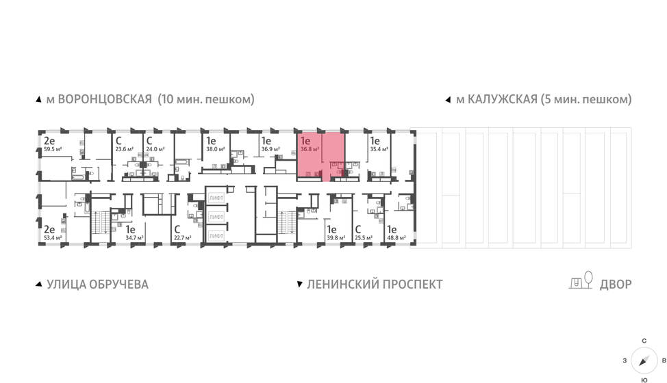 36,8 м², 1-комнатная квартира 15 996 150 ₽ - изображение 31