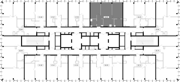 Квартира 62,6 м², 2-комнатная - изображение 1