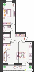 Квартира 54,9 м², 2-комнатная - изображение 1