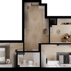 Квартира 62,5 м², 2-комнатная - изображение 3