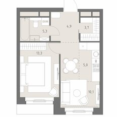 Квартира 42,3 м², 2-комнатная - изображение 3