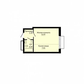 Квартира 31 м², 1-комнатная - изображение 1