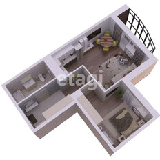 Квартира 47,9 м², 2-комнатная - изображение 1