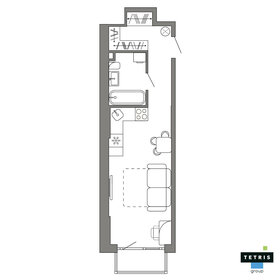 Квартира 30,4 м², студия - изображение 3