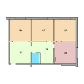 Квартира 122,5 м², 3-комнатная - изображение 2