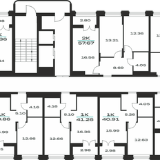 Квартира 57,7 м², 2-комнатная - изображение 3
