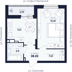 Квартира 38,2 м², 1-комнатная - изображение 2