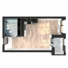 Квартира 28,6 м², студия - изображение 5