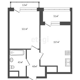 Квартира 36,3 м², 1-комнатная - изображение 1