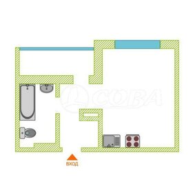 Квартира 26 м², студия - изображение 1