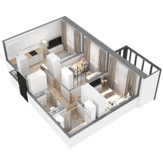 Квартира 49,1 м², 2-комнатная - изображение 3