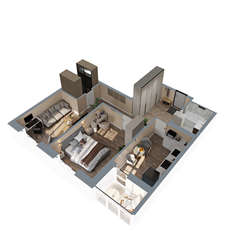 Квартира 59,2 м², 2-комнатная - изображение 3
