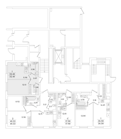 Квартира 32,4 м², 1-комнатная - изображение 2