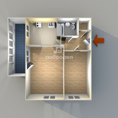 Квартира 46,3 м², 2-комнатная - изображение 1