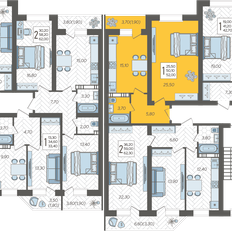 Квартира 52 м², 1-комнатная - изображение 2
