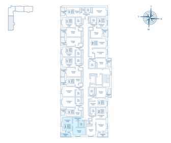 Квартира 40,4 м², 1-комнатная - изображение 2