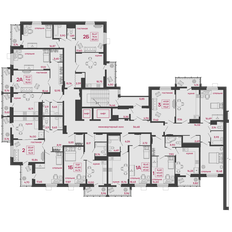 Квартира 78,9 м², 2-комнатная - изображение 3