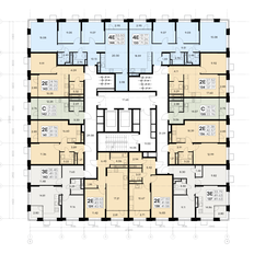 Квартира 49,6 м², 2-комнатная - изображение 3