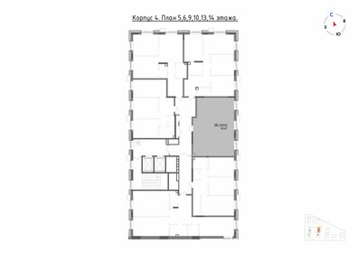 Квартира 60,7 м², 2-комнатная - изображение 2