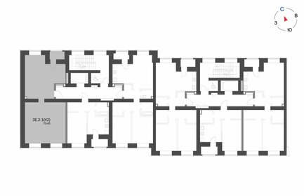 Квартира 70,4 м², 3-комнатная - изображение 3