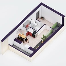 Квартира 25,5 м², студия - изображение 2