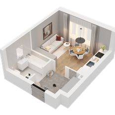 Квартира 24,9 м², студия - изображение 2