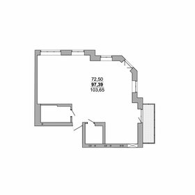 Квартира 103,7 м², 3-комнатная - изображение 1