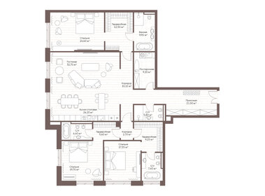 Квартира 217,7 м², 3-комнатная - изображение 2